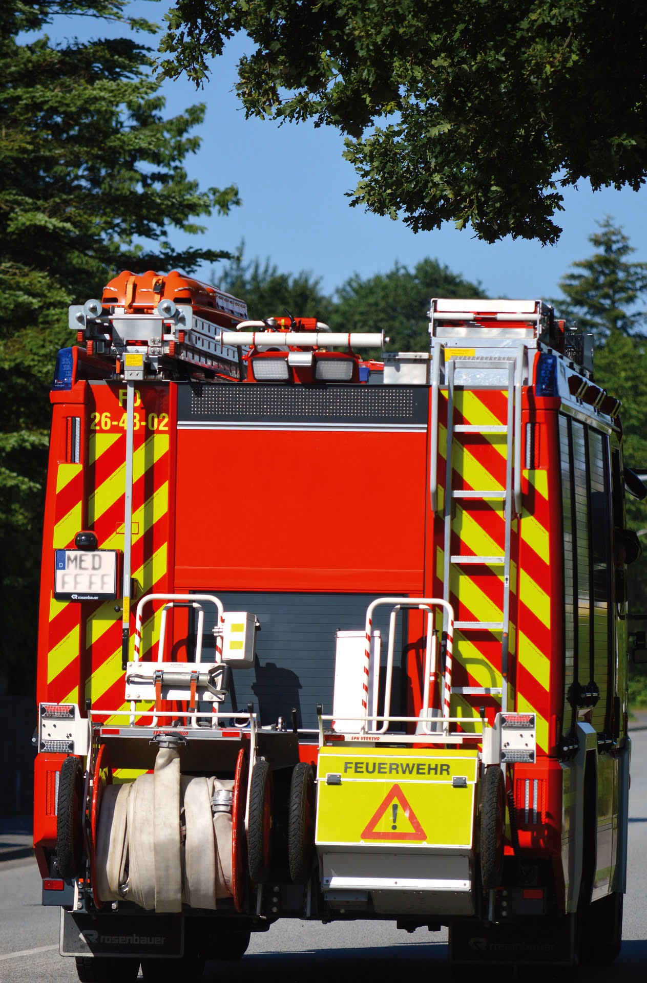 Fire safety rescue truck